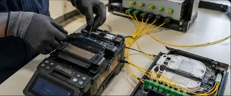 Fiber Optic project example by Charles Polido