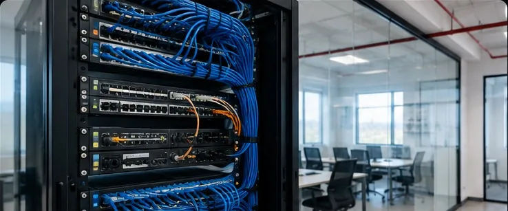 Network Installation project example by Charles Polido